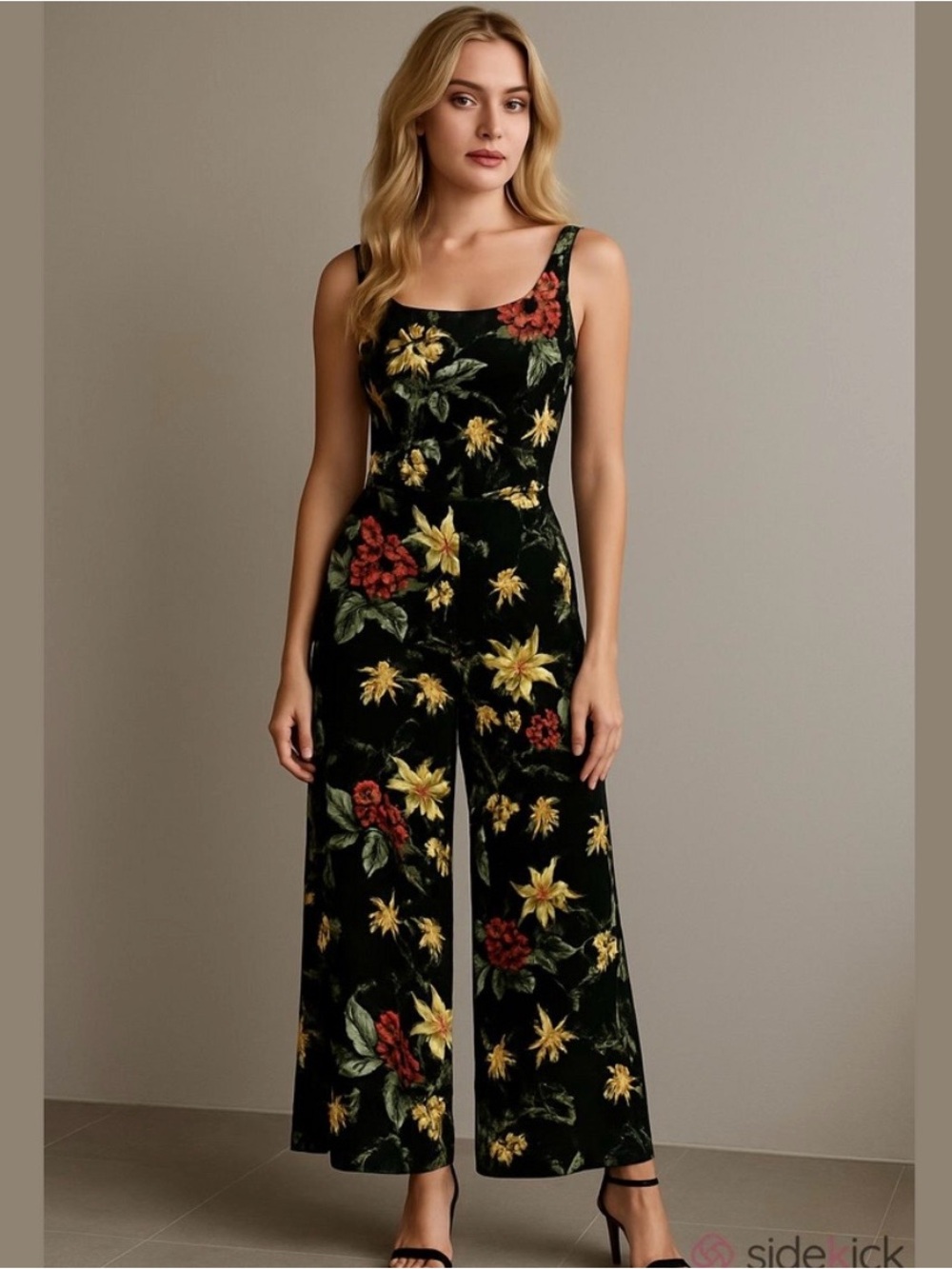 Wilfred Floral Ecoulement Jumpsuit
